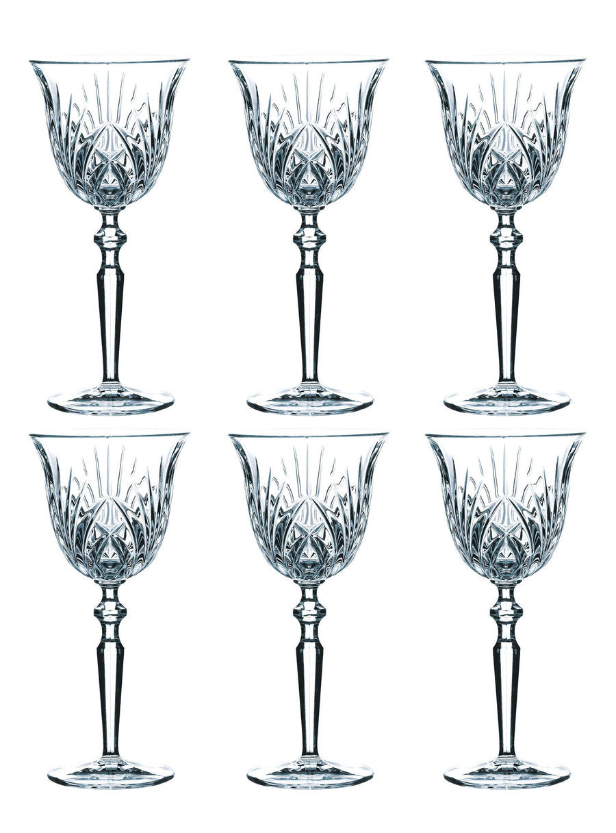 Set 6 copas para Vino Tinto o Agua Palais Globet