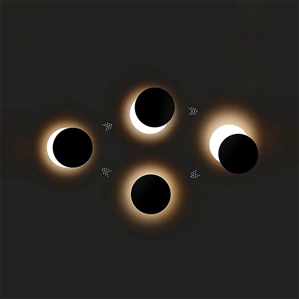 Apliqué metálico negro Eclipse