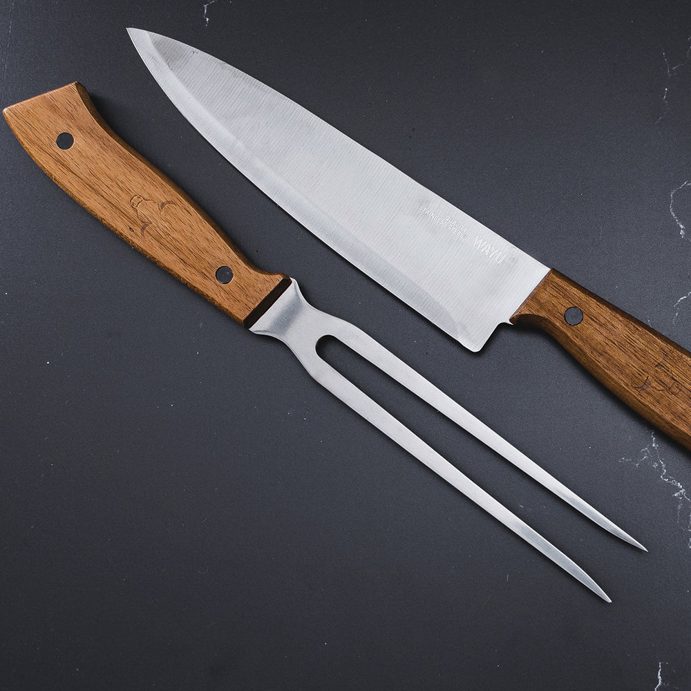 Set Cuchillo y Tenedor Prm Wayu