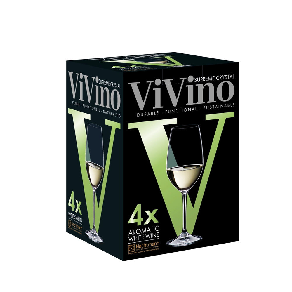Set 4 Copas ViVino Vino Blanco